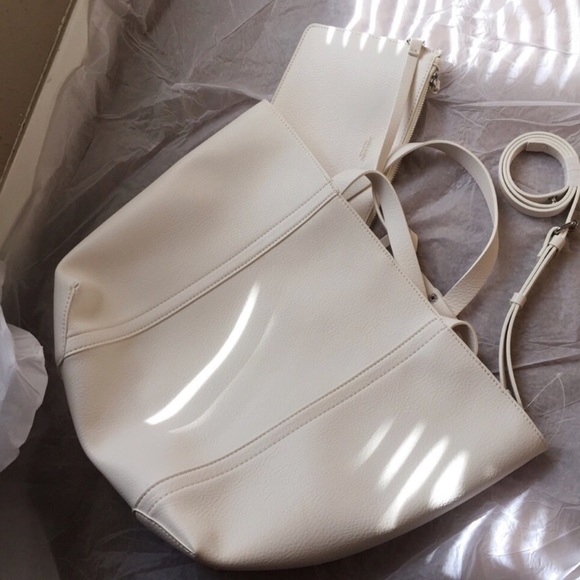 ZARA REVERSIBLE TOTE WITH POUCH - Picture 4 of 4